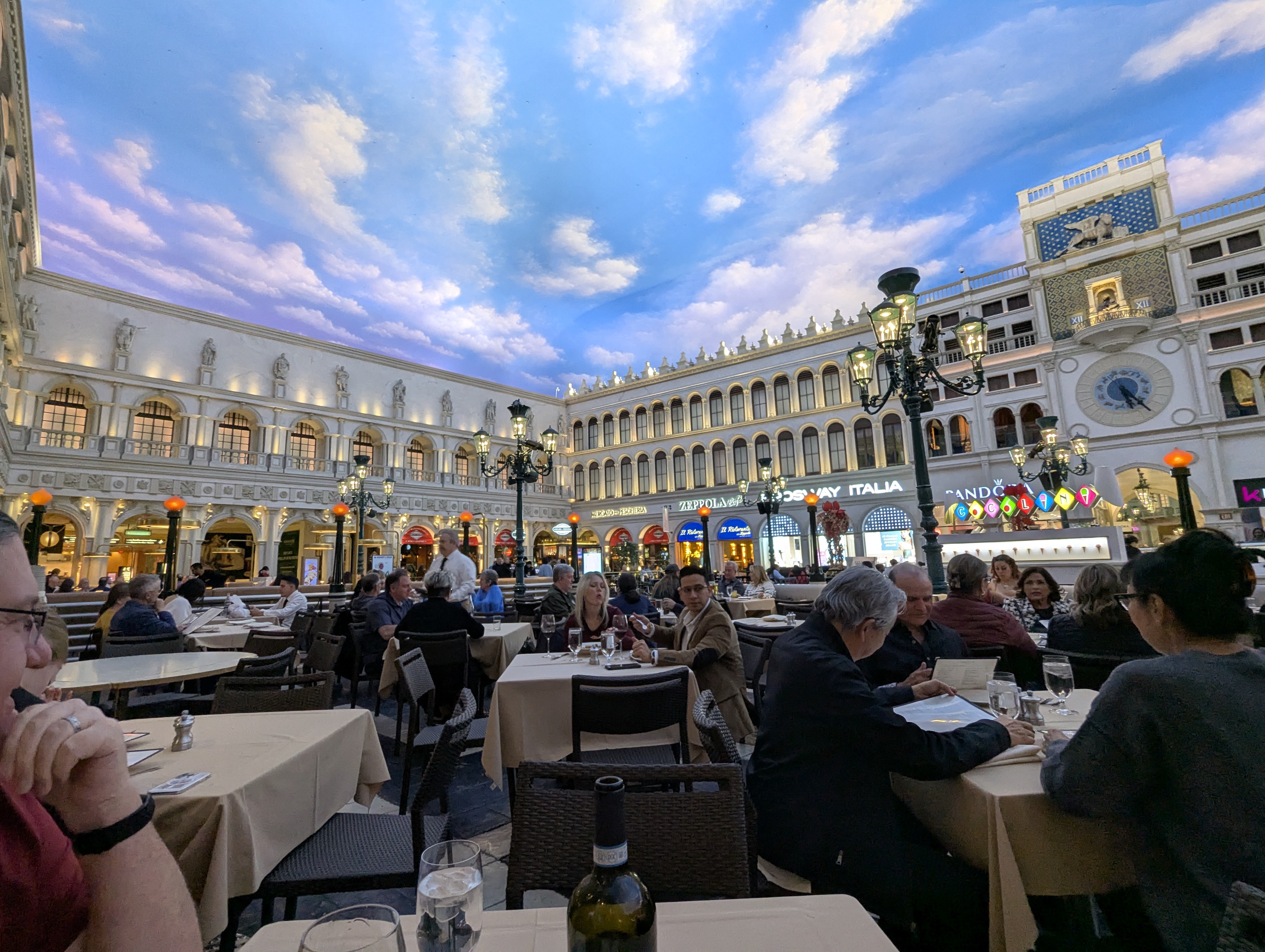 Las Vegas, Dinner at The Venetian, Michael Sanders